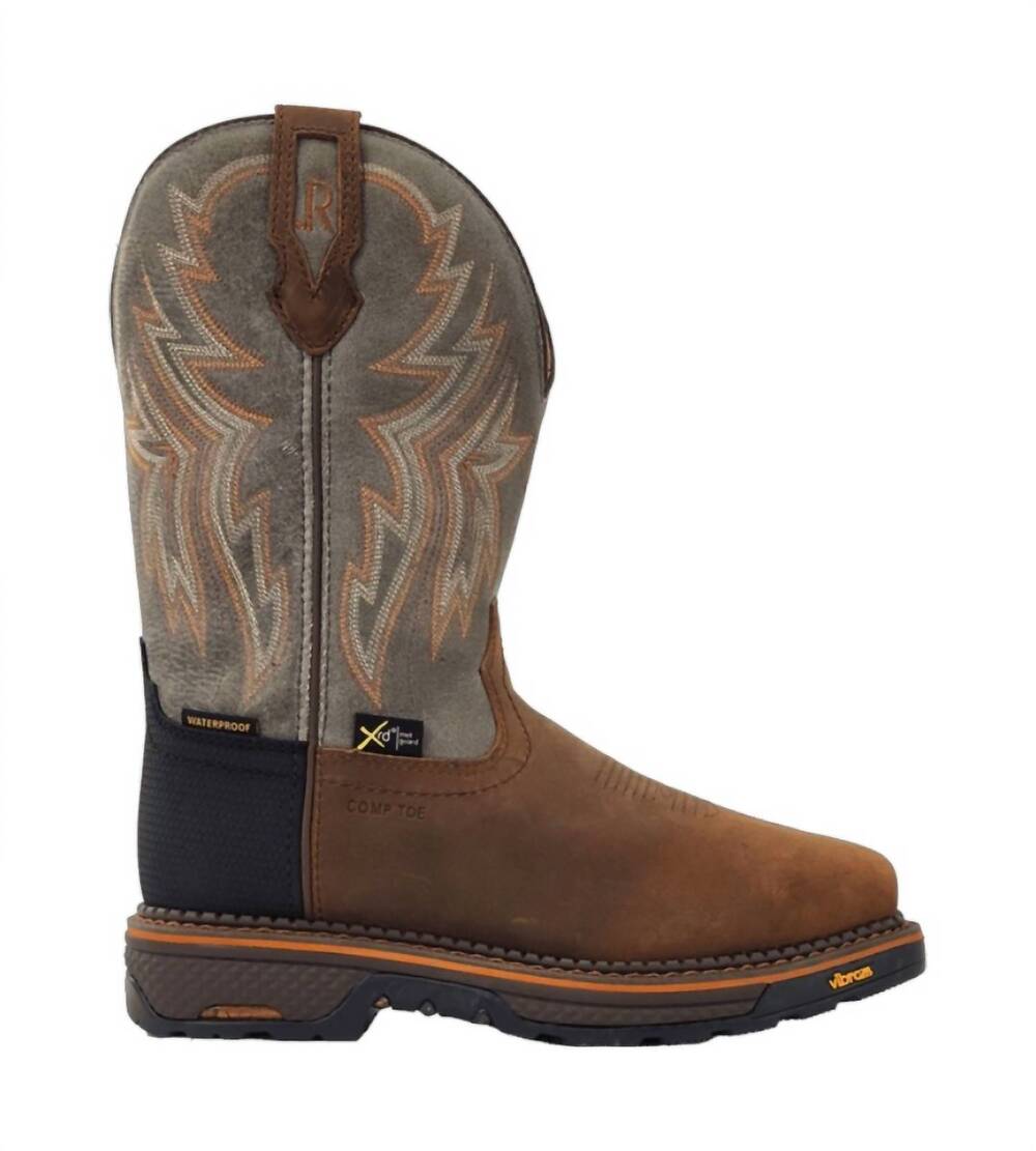 NEW R WATSON BOOTS men’s metguard pull composite toe waterproof boot in hazel ba